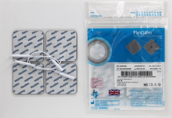 Självhäftande Tensplattor 5 x 5 cm